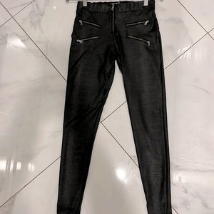 David Lerner faux snakeskin leggings